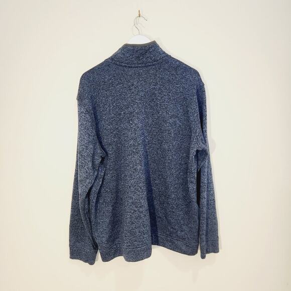 Eddie Bauer Radiator Fleece Snap-front Blue Pullover - Size XXL - Picture 2 of 6